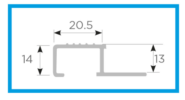 PELDAÑO ALUMINIO - PaloRosa